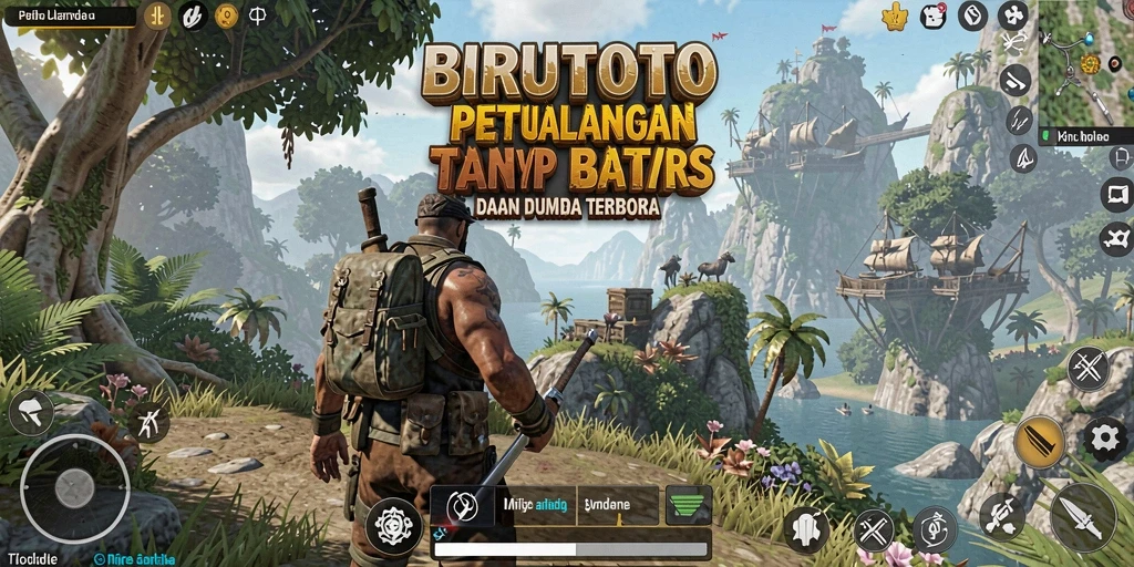 Gameplay BIRUTOTO menunjukkan eksplorasi dunia terbuka yang menakjubkan.