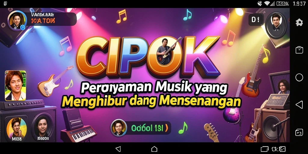 Tampilan gameplay CIPOK yang menarik dan interaktif.