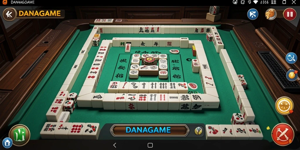 Tampilan gameplay Mahjong yang menantang dan menarik.