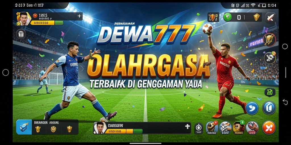 Tampilan screenshot <strong>DEWA777</strong> menampilkan aksi seru dalam permainan olahraga.