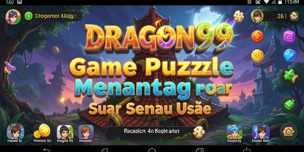 Tangkapan layar DRAGON99 menunjukkan gameplay puzzle yang menarik.