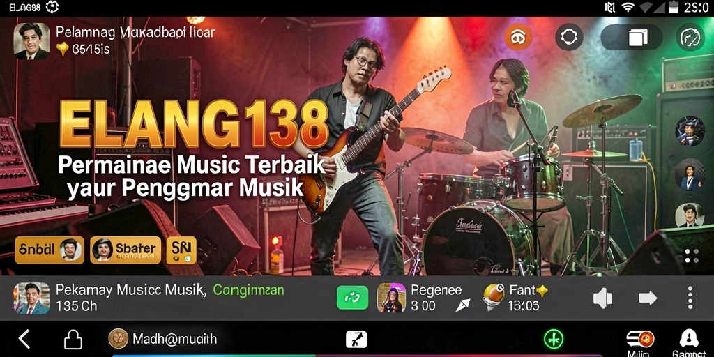 Screenshot gameplay ELANG138 menampilkan keseruan bermain musik.