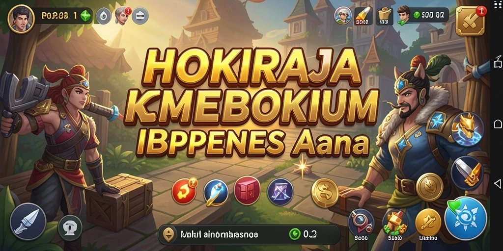 Screenshot gameplay HOKIRAJA yang menarik dan dinamis.