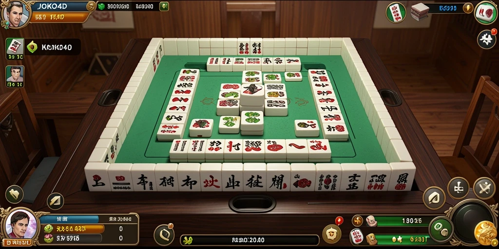 Screenshot JOKO4D menampilkan gameplay Mahjong yang seru dan menantang.