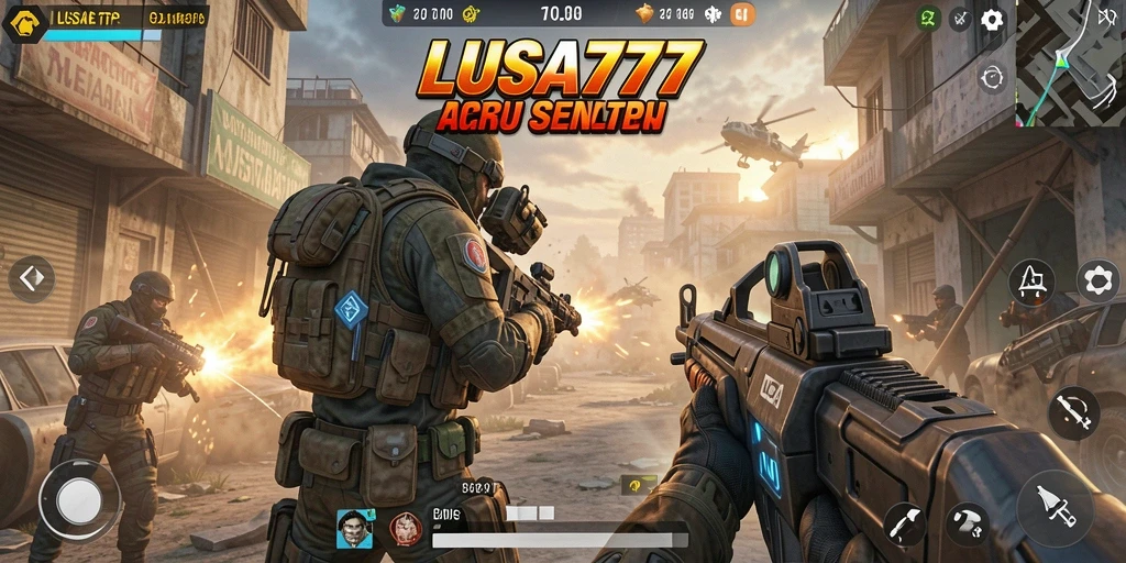 Tampilan seru dari gameplay LUSA777 dengan aksi mendebarkan.