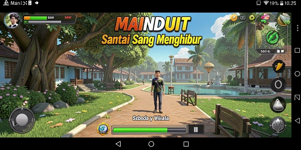 Tampilan menarik dari gameplay <strong>MAINDUIT</strong> yang penuh warna.