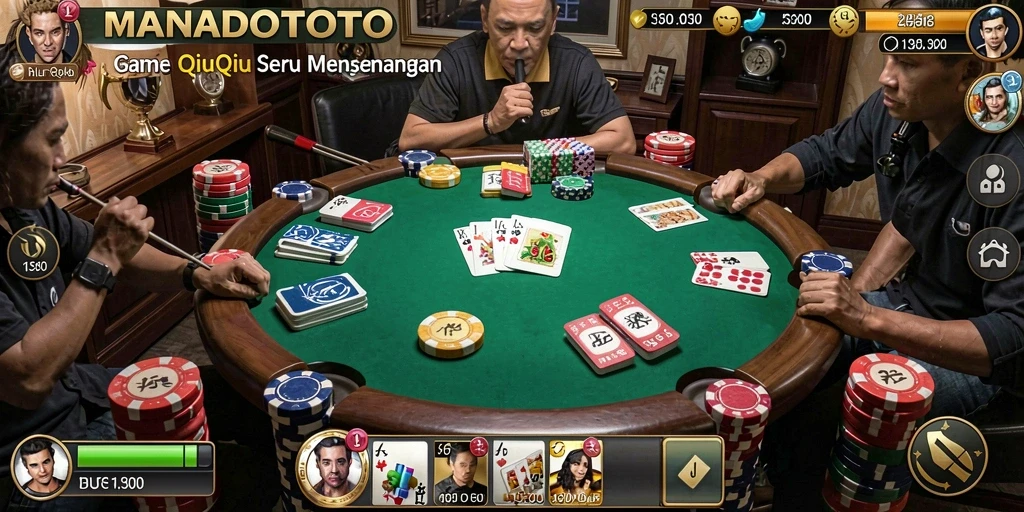 Gameplay seru QiuQiu di MANADOTOTO yang mengasyikkan.