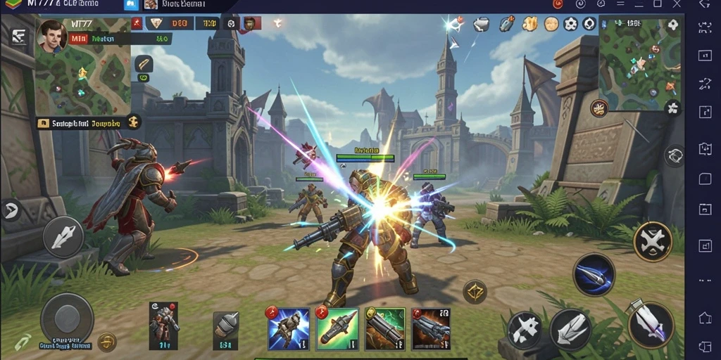 Tampilan gameplay seru dari MT777 yang penuh dengan strategi.