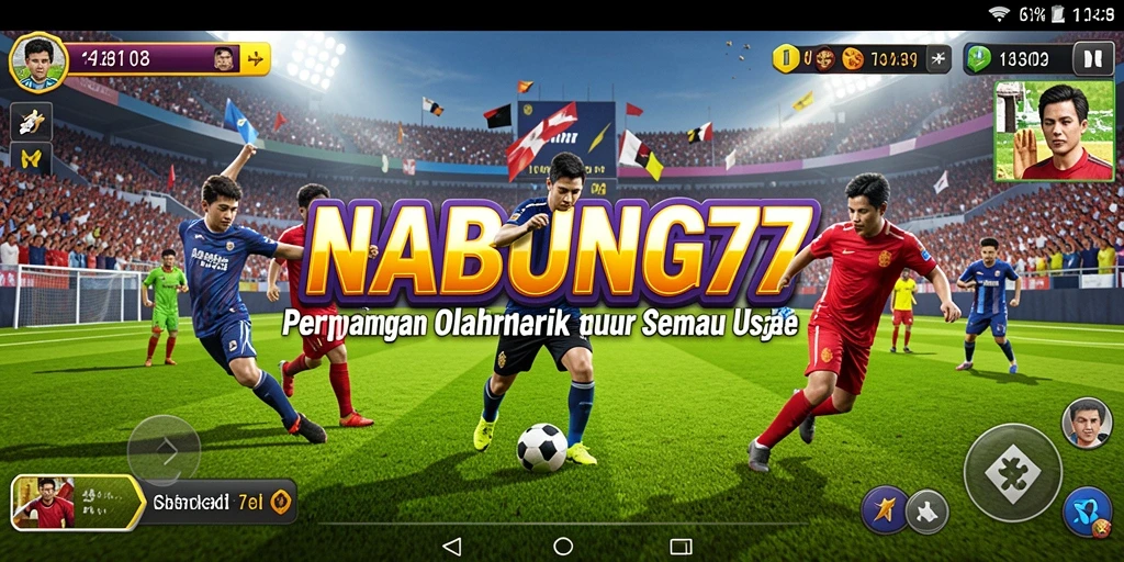 Screenshot NABUNG77 menunjukkan aksi seru dalam pertandingan olahraga.