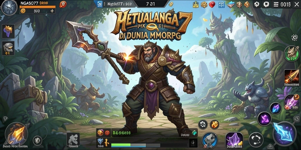 Screenshot gameplay NGASO77 menampilkan petualangan epik pemain di dunia yang menakjubkan.