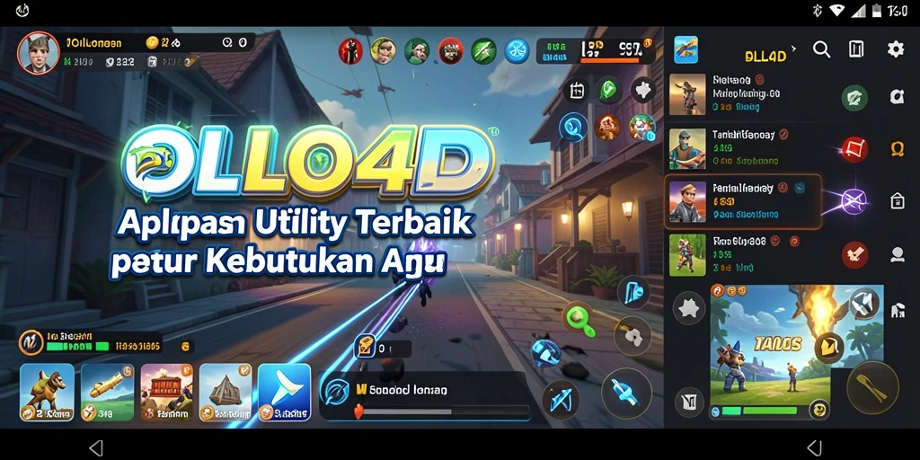 Tampilan antarmuka pengguna OLLO4D yang menarik dan fungsional.