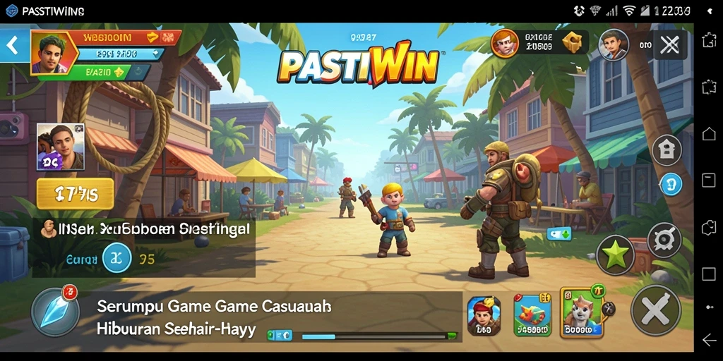Screenshot PASTIWIN menunjukkan gameplay yang seru dan mengasyikkan.