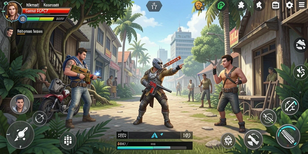 Gameplay PCPC7 yang ceria dan menghibur di layar.