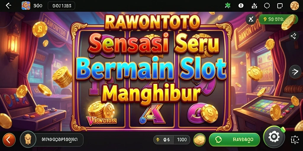 Tampilan gameplay seru dari RAWONTOTO dengan berbagai mesin slot.