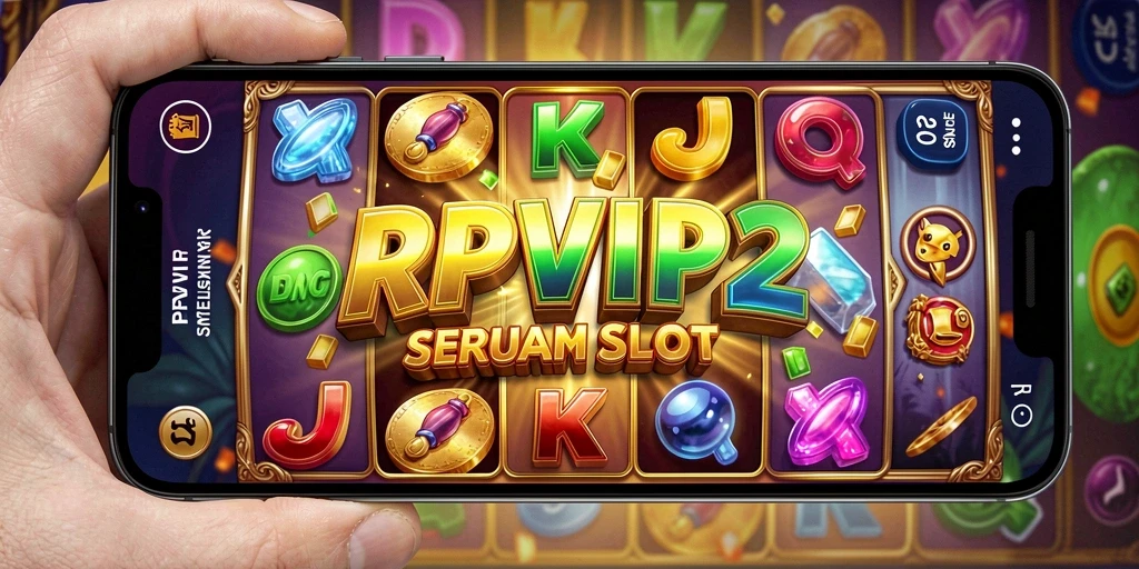 Screenshot gameplay RPVIP2 dengan tampilan slot yang menarik.
