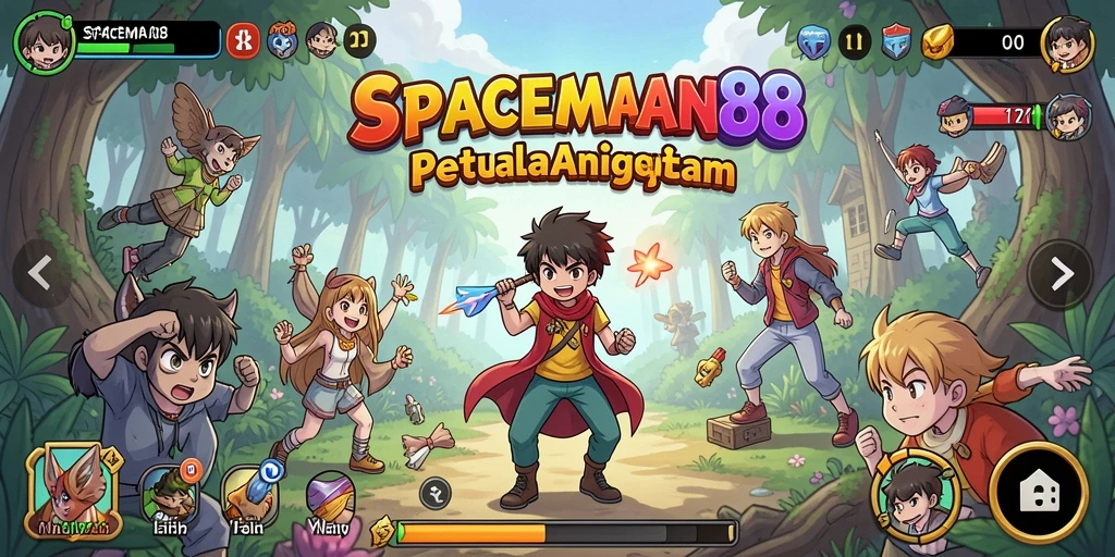 Tangkapan layar SPACEMAN88 menampilkan aksi seru dalam permainan Anime.