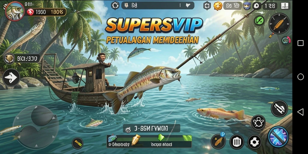 Tangkapan ikan megah di game SUPERSVIP yang menakjubkan.