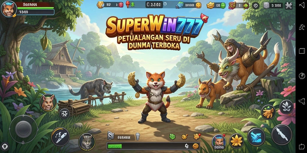 Tangkapan layar dari gameplay <strong>SUPERWIN777</strong> yang menampilkan keindahan dunia terbuka.