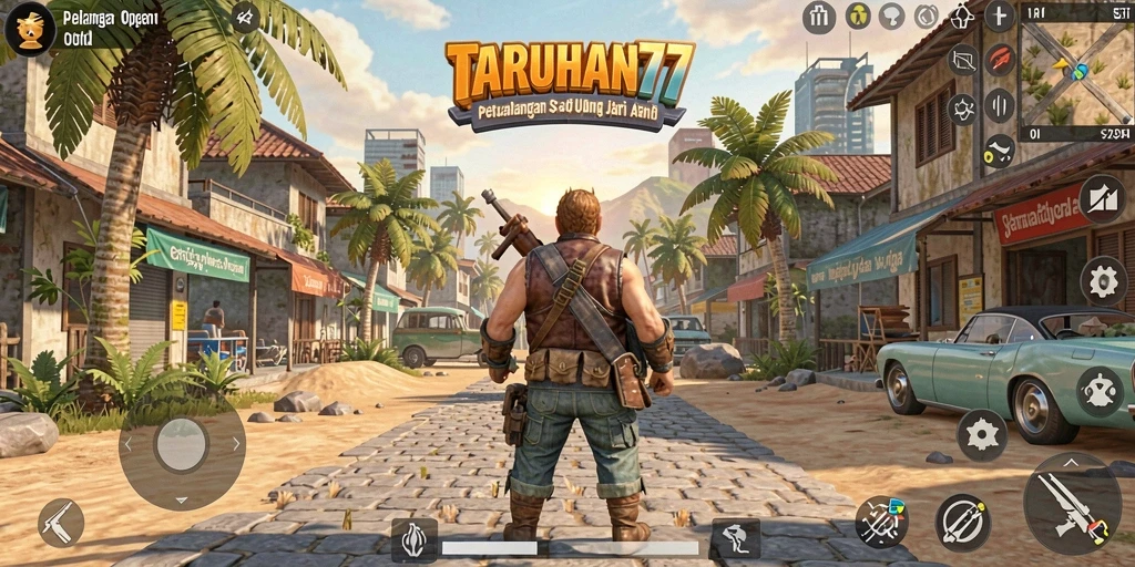 Tampilan gameplay TARUHAN77 yang menarik dalam dunia Open World.