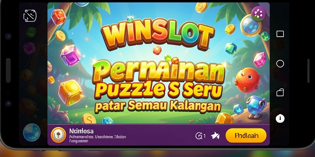 Tampilan menarik dari gameplay WINSLOT dengan berbagai puzzle menantang.