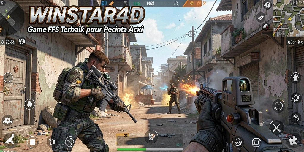Gameplay dinamis dari WINSTAR4D yang menegangkan.